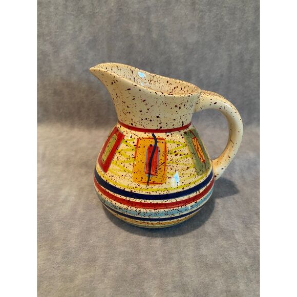 2004 Pfaltzgraff Sedona Creamer Stoneware Hand Painted 12 oz. Southwest NEW‎ - Picture 5 of 6